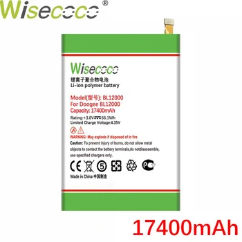 WISECOCO 17400mAh Batérie Pre Doogee BL12000 Pro Mobilný Telefón, Kvalitné Batérie+Kódu Sledovania