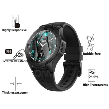 10 Ks 9H Premium Tvrdeného Skla Pre Ticwatch S2 Smartwatch Screen Protector Film Príslušenstvo pre Tic sledovať S2