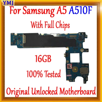 Originálne Odomknutý Hlavné Logic Board Náhradná Pre Samsung Galaxy A5 A520F A500F A500FU A510F A530F Doske,Dobré Testované