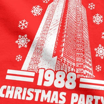 Pánske Tričko Nakatomi Plaza Zábavné Die Hard Vianočný Večierok 1988 Tee Tričko O Krk Oblečenie Bavlna 4XL 5XL T-Shirt