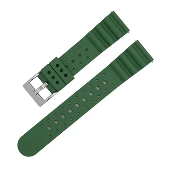 20 22 mm 24 mm Fluóru Gumy Rýchle Uvoľnenie Watchband pre Huawei GT Popruh Hodinky, Náramok pre Samsung Výstroj S2 S3 Seiko Najvyššej Kvality