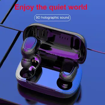 L21Portable TWS Bluetooth 5.0 Nepremokavé Športové Bezdrôtové Slúchadlá Zníženie Hluku Stereo Hudby In-Ear Slúchadiel do uší Slúchadlo Hot predaj