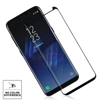 Vothoon Tvrdeného Skla Pre Samsung Galaxy S9,S9 Plus 3D Zakrivené hrany Screen Protector (Prípad Priateľský Dizajn)