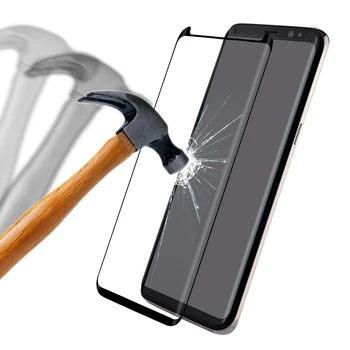 Vothoon Tvrdeného Skla Pre Samsung Galaxy S9,S9 Plus 3D Zakrivené hrany Screen Protector (Prípad Priateľský Dizajn)
