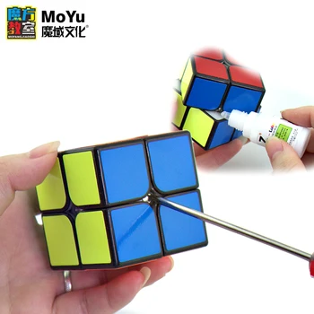 MOYU Cubing Triede MF2S 2x2x2 Magic Cube Stickerless Vrecku Rýchlosť Kocky Profesionálne 2x2 Puzzle Kocky Vzdelávacie Hračky