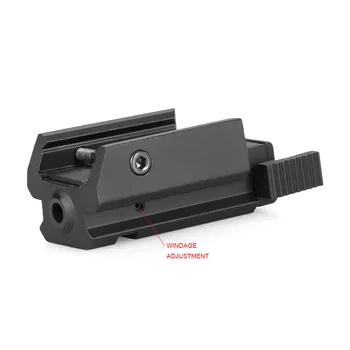 Taktické zbrane Red Dot Laserový Zameriavač pre glock 17 19 22 23 31 32 Pištole Airsoft Zbraň Pohľad laser Rozsahu 20 mm železničnej laser pre lov ac