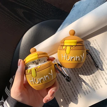 Kreatívne Honey Pot AirPods Prípade Osobnosť Roztomilý 12 Bezdrôtové Bluetooth Slúchadlá prípade
