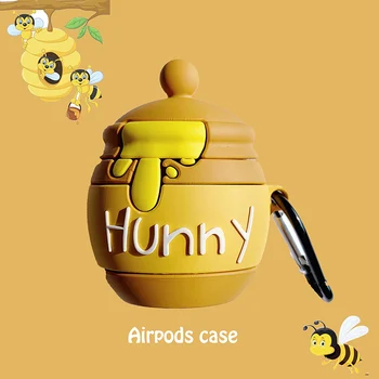 Kreatívne Honey Pot AirPods Prípade Osobnosť Roztomilý 12 Bezdrôtové Bluetooth Slúchadlá prípade