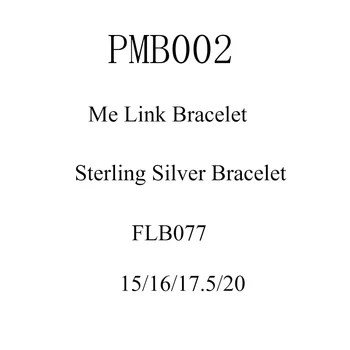 Mi Odkaz Náramok 925 Sterling Silver Šperky, Módne Náramky Pre Ženy DIY Módne Šperky Robiť