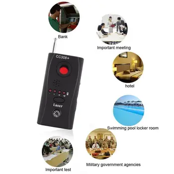 Celý Rad Anti - Spy Chyba Detektora CC308 Mini Bezdrôtové Kamery Skryté Signál, GSM Zariadenie Finder Súkromie Chrániť Bezpečnosť