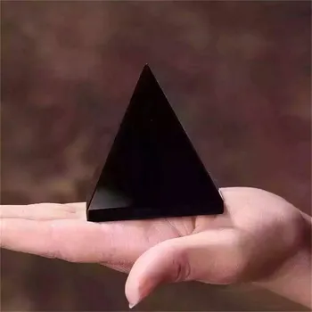 Obsidian kremeň pyramídy kamene, prírodné minerales liečenie reiki duchovné meditácie starať drahokam domova moderné