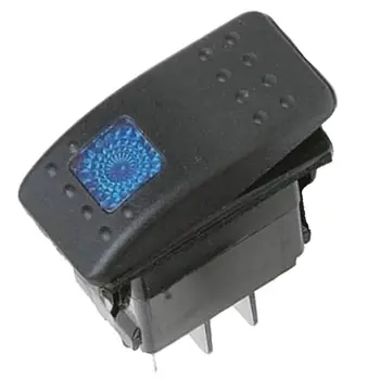EE podporu 5 Ks Nepremokavý Univerzálny Auto Príslušenstvo 12V 20A Bar Kolískový Prepínač 4Pin Farby LED Light Switch