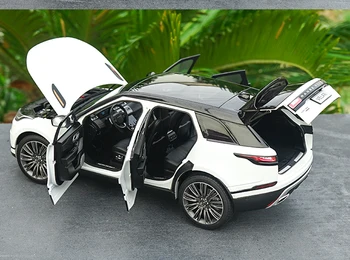 1/18 LCD Land Rover Velar SUV Diecast MODEL AUTA, HRAČKY pre Chlapcov, Dievčatá Kolekcia Biely Kov,plasty,Gumy