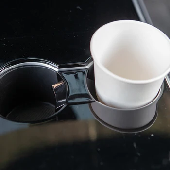 Pre Tesla model 3 2017-2020 auto vody pohár slot sklzu limit clip držiak obmedzovač Black 1Pc