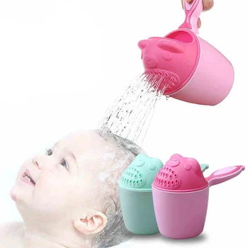 Dieťa sprchovým Kútom, Vody, Plávanie Bailer Šampón Umývanie Pohár Detí, sprchovým Kútom, Príslušenstvo Ružová a Svetlo zelená