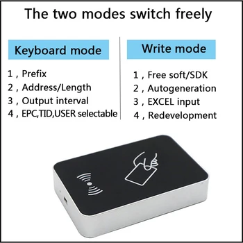 UHF RFID USB epc spisovateľ zabiť zámok ISO1800-6C EPC Karta štítok encoder Ploche Reade PR9200 Modul s slobodného softvéru