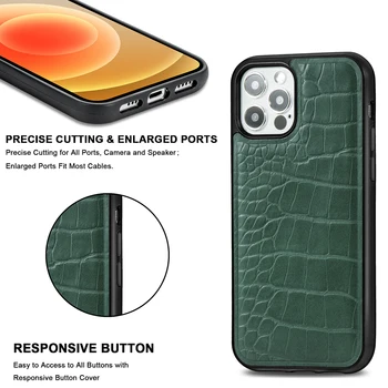 Luxusné Kožené TPU Rám Magnetické puzdro Na IPhone 12 Pro Max Mini Plnú Ochranu Shockproof Kryt Plnenie Magsaf Prípade