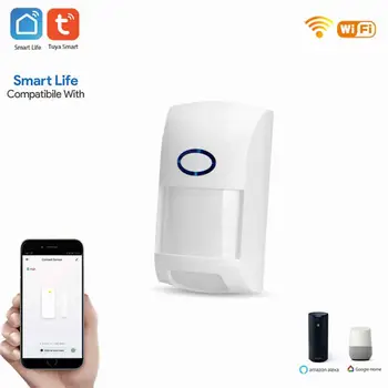 Tuya Smart WiFi Infračervené Detektory Pohybu PIR Snímač Infračerveného Alarm Kompatibilný S Tuya Smart APP Inteligentný Život APLIKÁCIU Pre Smart Home