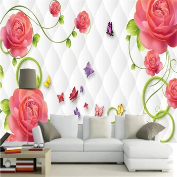 Beibehang Vlastné Foto Tapety 3D Sen kvety Pozadí Steny Dekoratívne Maľby, tapety pre obývacia izba Pozadí na Stenu