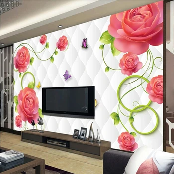 Beibehang Vlastné Foto Tapety 3D Sen kvety Pozadí Steny Dekoratívne Maľby, tapety pre obývacia izba Pozadí na Stenu