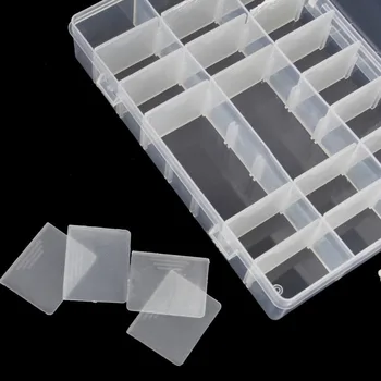 36 Mriežky Plastické Vyšívacie Nite Cross Stitch Organizátor Úložný Box s 300pcs Plastový Závit Cievky na Nite Karty Šitie Nástroje