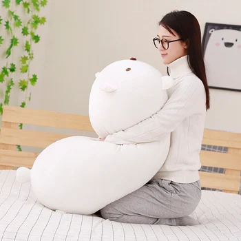 60 cm Kawai San-x Sumikko Gurashi Big Super Rozmliaždeniu Plyšové Polar-medveď Rohu Bio Vankúš