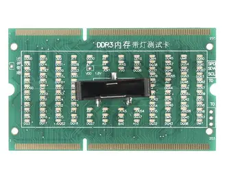 DDR2 & DDR3 pamäte slot tester karty pre notebook doske Notebook Notebook s LED