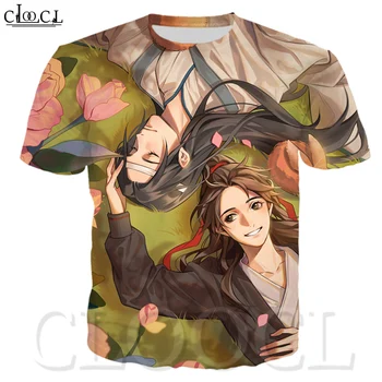 CLOOCL Populárnej Anime MO DAO ZU SHI 3D Tlač Muži Ženy T Tričko Fashion Unisex tričko Unisex Harajuku Košele, tričká Topy