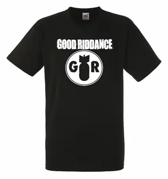 Good Riddance Logo Unisex Black Rock T Shirt Nové Veľkosť S Xxxl