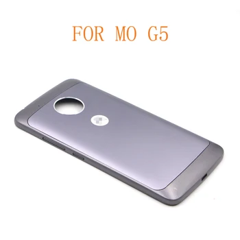 10PCS Bezplatnú Prepravu Späť Kryt Batérie Bývanie Pre Motorola Moto G5 XT1685 1672 1670 1671 Zadný kryt