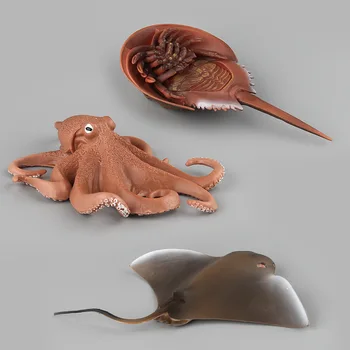 Ocean Morského Sveta Zvierat Sea Life Simulácia Obrázok Chobotnice, Morské Korytnačky Krab Rýb, Zber Model Bábiky Pre Deti Darček Hračky