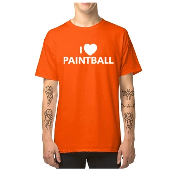 Som Rád, Paintball, T Košele Pre Mužov, Zľava Bavlnenej Tkaniny pánske T-shirts Letné Tričko Posádky Krku Tee Košele