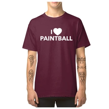 Som Rád, Paintball, T Košele Pre Mužov, Zľava Bavlnenej Tkaniny pánske T-shirts Letné Tričko Posádky Krku Tee Košele