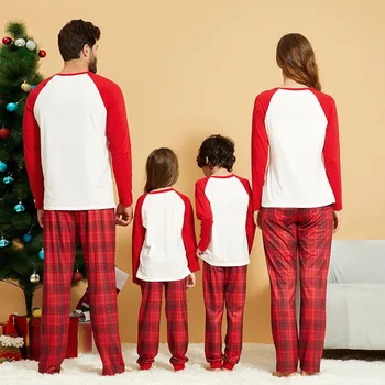 Rodina Zodpovedajúce Oblečenie Vianočné Matka, Dcéra Otca, Syna Oblečenie nastaviť Rodiny Pajama Sady 2020 Dieťa Pyžamá Muži Ženy Sleepwear