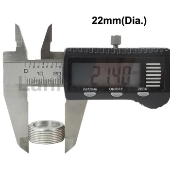 DIY 22 mm x 9 mm Hliníkový Vodič Pilier Nastaviť pre LED Baterky ( 1 ks )