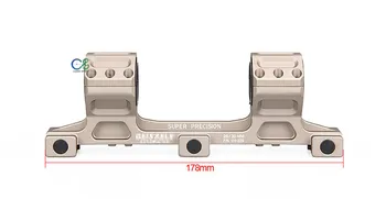 PPT Taktické 6063 Aluminum 25-30 mm Priemer Dvojitý Krúžok Rozsah Mount gs24-0144