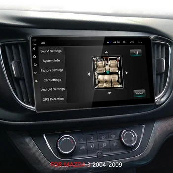 Pre Mazda 3 android 2004-2009 V8.1 Auto, GPS, Rádio Stereo 2G 32G WIFI Free MAPU Quad Core 2 din Auto Multimediálny Prehrávač