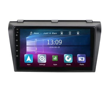 Pre Mazda 3 android 2004-2009 V8.1 Auto, GPS, Rádio Stereo 2G 32G WIFI Free MAPU Quad Core 2 din Auto Multimediálny Prehrávač