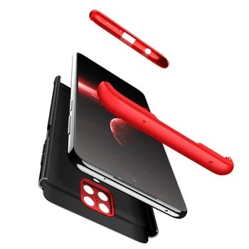 Prípadoch Pre Xiao Redmi 9 10X 4G 5G Pro Kryt Pevného PC Späť Prípadoch s Kovovou Prst Prsteň Držiteľ Xiomi Redmi Poznámka 9S 9 Pro Max Čiapky