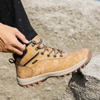 2019 jeseň jar nové pánske kožené bežné turistické topánky pánske business obuv vychádzková obuv pre mužov