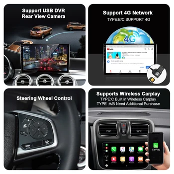 6 G 128G Android 10.0 Smart Auto, Rádio, Video Prehrávač Pre NISSAN NAVARA Navara 2006-2012 Auto Multimédiá GPS Stereo Carplay Zadné Vačky