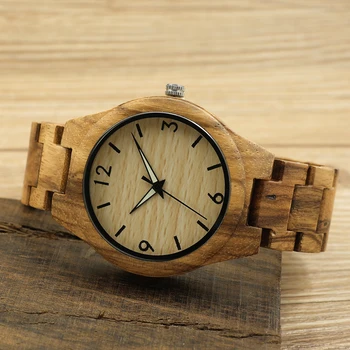 BOBO VTÁK V-G24 Zebra Drevené Prípade Pánske Náramkové hodinky Muž Dizajn Príčinné Quartz Hodinky Drevené Remienok Kožený Remienok k Dispozícii