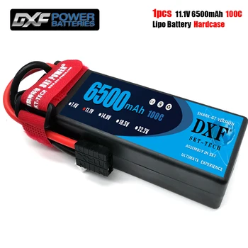 DXF Lipo Batérie 6500mAh 3S 100C 11.1 V s Dekani Plug Hardcase Lipo Batérie pre RC Auta Vozidiel Vozidlo Nádrž Lomka Truggy