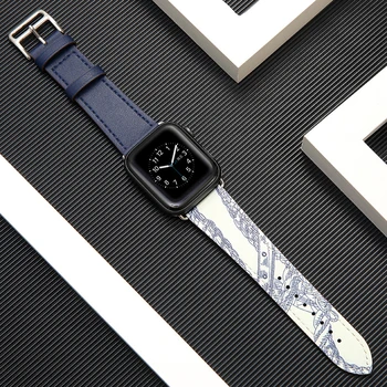 Popruh pre apple hodinky 5 4 kapela 44 mm 40 mm 42mm 38mm pravej kože popruh watchband pre iwatch 5/4/3/2/1 náramok Príslušenstvo