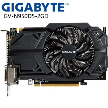 Grafická Karta GIGABYTE GTX 950 2GB 128Bit GDDR5 Grafickej Karty pre VGA nVIDIA Karty Geforce GTX950 Použité silnejšie ako GTX 750 Ti