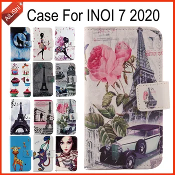 AiLiShi Prípade INOI 7 2020 Luxusné Flip PU Maľované Kožené puzdro INOI Špeciálne Telefón Ochranný Kryt Kože+Sledovania
