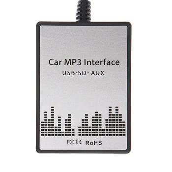 USB, SD, AUX Auto MP3 Prehrávač Hudby Adaptér pre Volvo HU-series C70, S40/60/80 V70 XC70 Rozhranie Jednoduchá Inštalácia