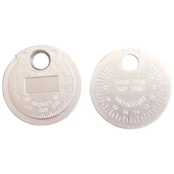 Prenosné 0.6-2.4 mm Rozsah Mince Typu Spark Plug Medzera Rozchod Nástroj Merania Spark Plug Gage Meracie Nástroje