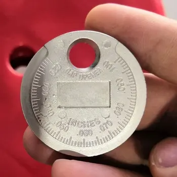 Prenosné 0.6-2.4 mm Rozsah Mince Typu Spark Plug Medzera Rozchod Nástroj Merania Spark Plug Gage Meracie Nástroje