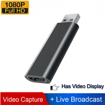 USB2.0 HDMI Zachytiť Kartu Zachytávanie Videa HDMI Video Capture Karty Live Nahrávanie Box OBS